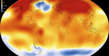 Megjelent a NASA új animációja a Föld átlaghőmérsékletének változásáról
